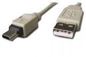 Gembird Mini-USB cable, 1.8m (white)