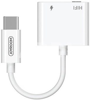 Digital Audio Adapter to USB-C / HIFI+PD Joyroom SH-C1 (white)