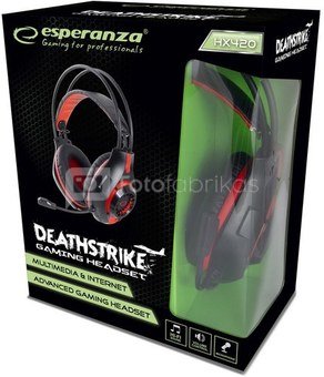 Esperanza Gaming headphone with microphone deathstrike