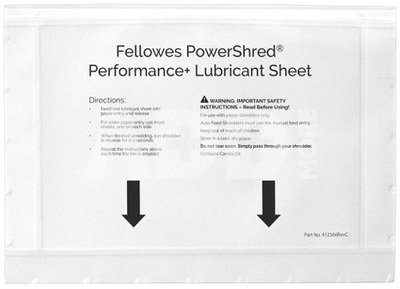Fellowes shredder oil sheets 10 pcs.