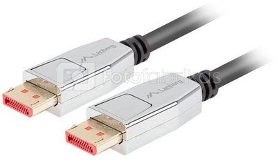 Lanberg Kabel DisplayPort M/M 0.5 20 PIN V1.4 1M 8K black