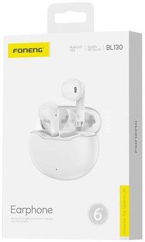 Wireless earphones TWS Foneng BL130 (white)