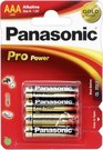 12x4 Panasonic Pro Power LR 03 Micro AAA maitinimo elementai
