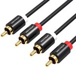 2RCA (Cinch) to 2RCA (Cinch) Cable Vention VAB-R06-B200 2m (black)