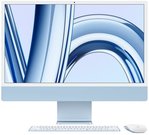 Apple iMac 24” 4.5K Retina, Apple M3 8C CPU, 8C GPU/8GB/256GB SSD/Blue/INT Apple