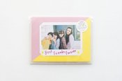 Photo message card for instax WIDE, pink/yellow