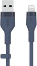 Belkin Cable BoostCharge USB-A for Lightning silicone 1m, blue