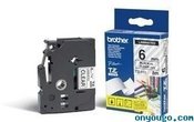 Brother TZ-E111 6mm Black on Clear P-Touch Label