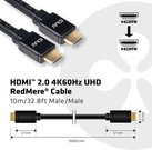 CLUB 3D HDMI 2.0 4K60Hz RedMere cable 10