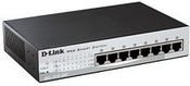 D-LINK DES-1210-08P, WEB Smart III Switch with 8 PoE ports 10/100Mbps, Fanless, 802.3x Flow Control, Static Port Trunking, 4094 ? 802.1Q VLAN, 802.1p Priority Queues, ACL, IGMP Snooping, Port mirrorin