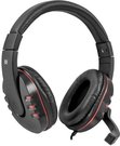 Defender Wired headphones with microphone WARHEAD G-160 black-red