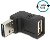 Delock Adapter EASY-USB 2.0-A male > USB 2.0-A female angled up / down