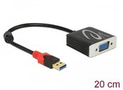 Delock Adapter USB 3.0 Type-A male > VGA female