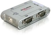 Delock Adapter USB-AM- SERIAL 9PIN X4