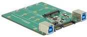 Delock Adapter USB-B 3.1 SATA-M.2 KEY B+M/ MSATA