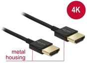 Delock Cable HDMI-4K 3D Ethernet 1.5m