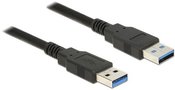 Delock Cable USB 3.0 1.5m AM-AM black