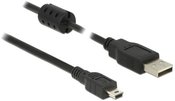 Delock Cable USB AM-Mini BM 2.0 3M black