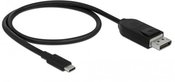Delock Cable USB-C(M)-DISPLAYPORT(M) 0.5M