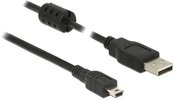Delock Cable USB MINI(M)- USB-A(M) 2.0 2m black