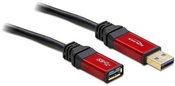 Delock Extension cable USB-A M / F 3.0 1m black premium