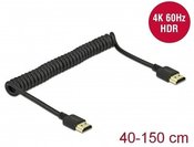 Delock HDMI cable v2.0 0.4m - 1.5m black