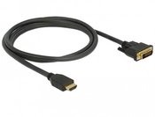 Delock HDMI-DVI-D cable 1.5m black dual link