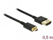 Delock HDMI(M)-HD MI MICRO(M) 0.5M 4