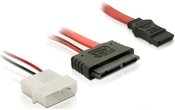 Delock Internal power cable MOLEX 2 PIN(M)+SATA MICRO 16 PIN(F)->SATA 7 PIN(F)