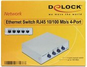 Delock Switch 4x 100MB fast ethernet bidirectional