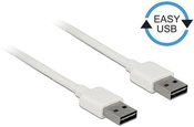 Delock USB cable AM-AM 2.0 2m white Easy USB