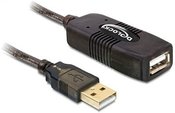 Delock USB Extension Cable AM-AF 15M Black