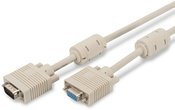 Digitus Extension cable to monitor, XGA, HD15, PREMIUM, 2xferryt, 10m