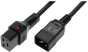 Digitus Server power cable 3x1.5mm2 simple type IEC C20/IEC C19 straight M/2m black