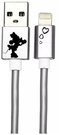Disney Cable USB Lightnig 1m Disney Minnie hearts