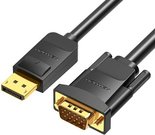 DisplayPort to VGA Cable 1.5m Vention HBLBG (Black)