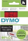 Dymo D1 24mm Black/Red labels 53717