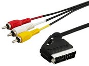 Elmak Audio / Video SCART cable CL-133 Savio - 3xRCA 2m