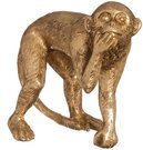 Figūrėlė Beždžionė polirezininė 17x10x14 cm aukso spalvos 4Living 602306