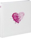 Hama Lazise pink Buchalbum 29x32 50 weiße Seiten Hochzeit 2361