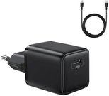 Joyroom L-P251 PD 25W Smart Mini Charger + USB-C to USB-C Cable (Black)
