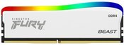 Kingston Memory DDR4 Fury Beast RGB 16GB(1*16GB)/3600 CL17 white