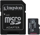 Kingston | UHS-I | 64 GB | microSDHC/SDXC Industrial Card | Flash memory class Class 10, UHS-I, U3, V30, A1 | SD Adapter
