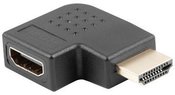 Lanberg Adapter HDMI(M)-HDMI(F) Katowy prawo czarny
