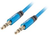 Lanberg Cable Premium Minijack - Minijack M/M 3.5mm 2m blue