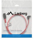 Lanberg Cable SATA DATA III 0.5M Metal angled