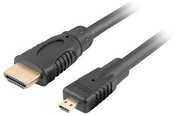 Lanberg HDMI(M)-HDMI MICR v1.4CA-HDMI-12CC-0010-B cable