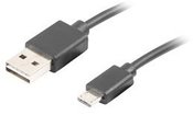 Lanberg Micro USB Cable - AM 2.0, 1m Easy-USB black