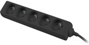 Lanberg Power strip 3m, black, 5 sockets, cable made of solid copper