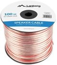 Lanberg Speaker cable 2x1.5mm2 100m transparent